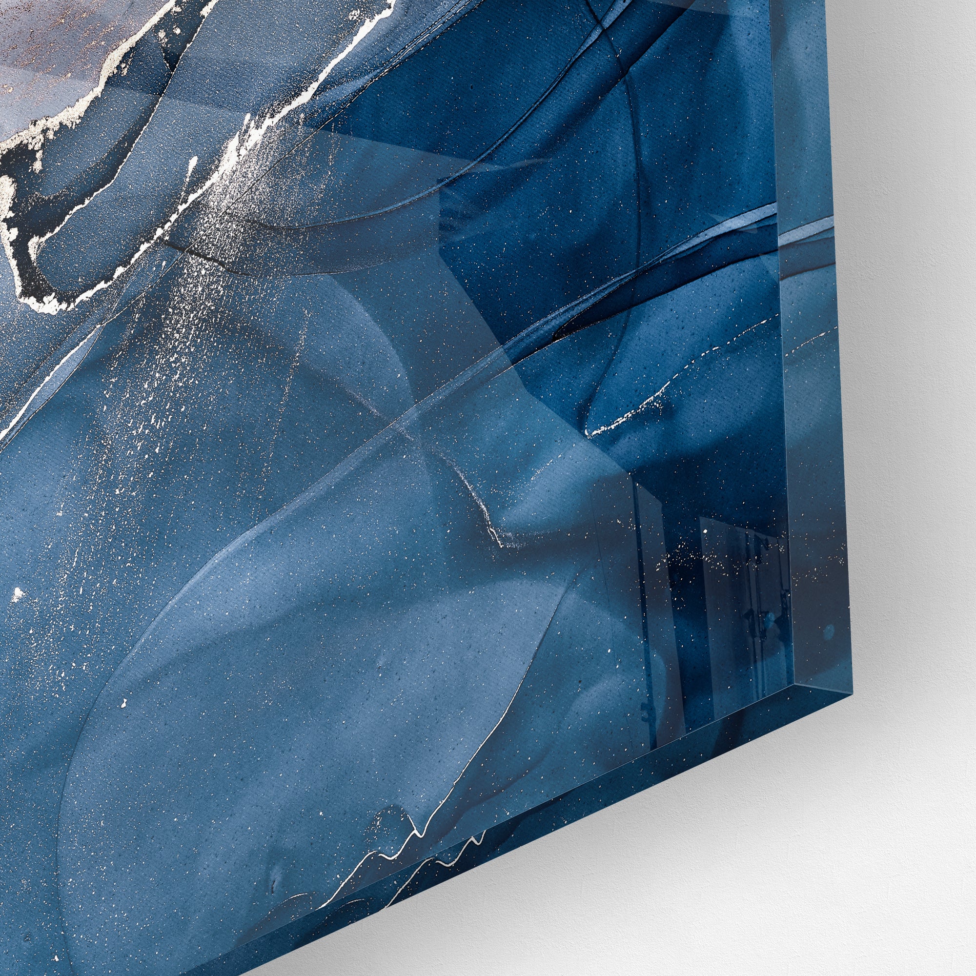 Foto obraz na szkle - Koncept, abstrakcyjny kobalt (elegancki)