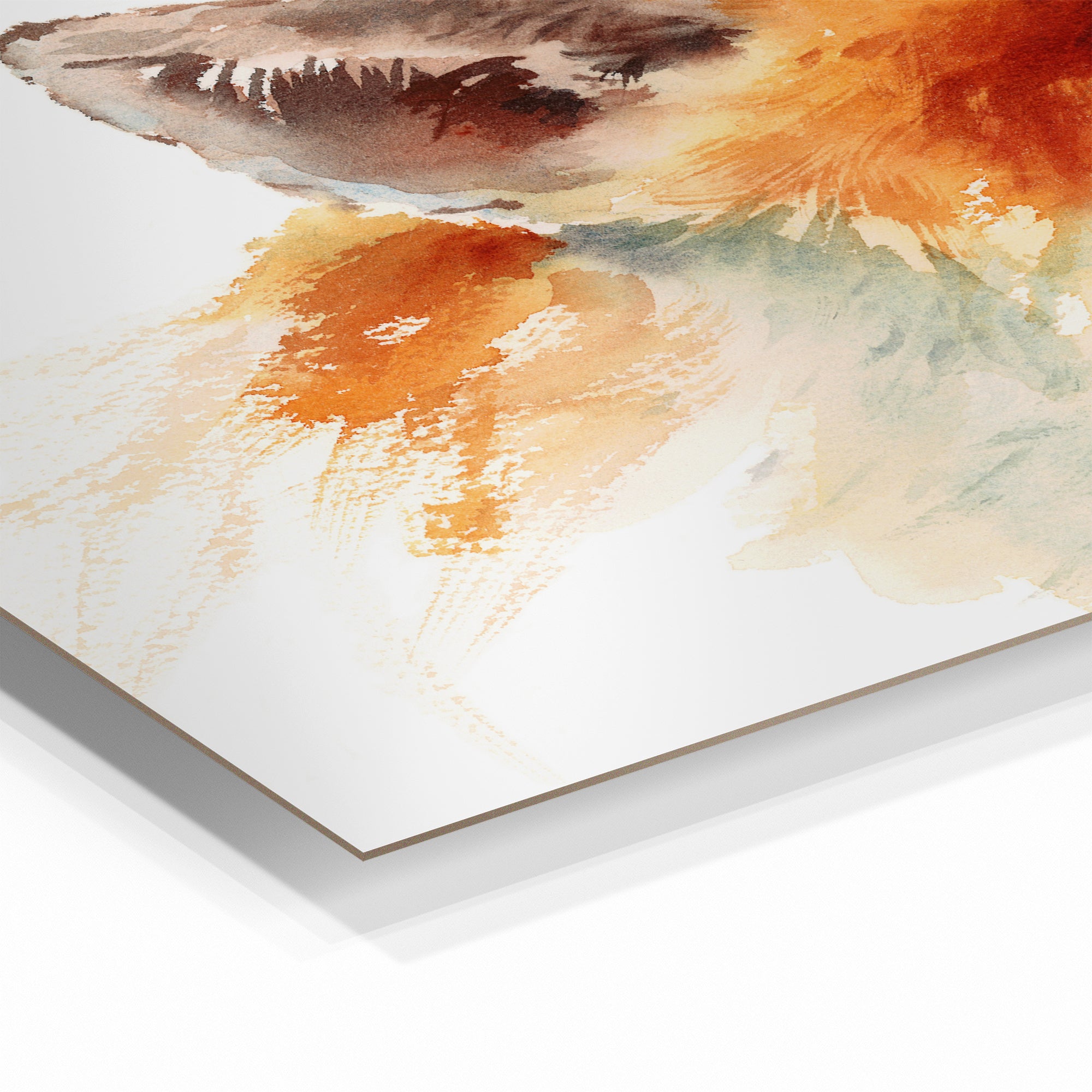 Photo image on canvas - abstraction, beige stone (beige)