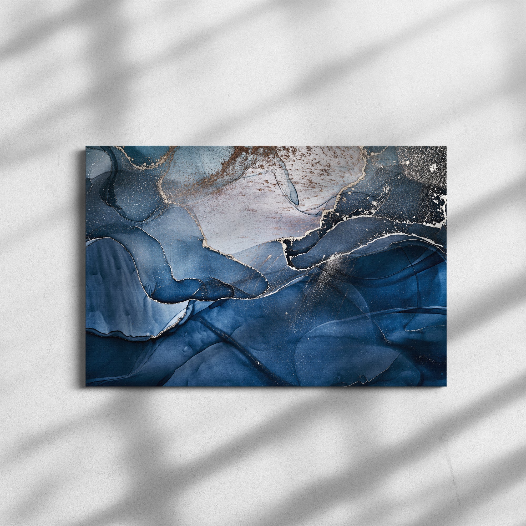 Foto obraz na płótnie - Koncept, abstrakcyjny kobalt (elegancki) - Gallart.pl